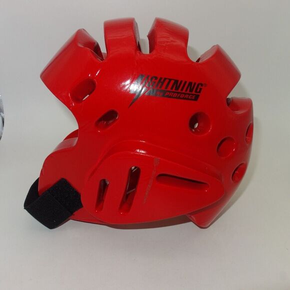 NEW ProForce Lightning Sparring Protective Head Guard Headgear RED Child Size - Picture 5 of 7